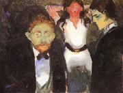 Edvard Munch Envy painting